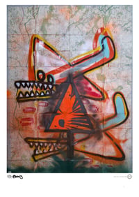 Image 1 of A3 Giclée Art Print — WAR TOR — collaboration with Steven Sharman and Marc Craig