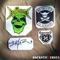 Image 2 of  James Hetfield ESP LTD SNAKEBYTE guitar stickers, Bastardane ,PAPA H vinyl decal 72 seasons