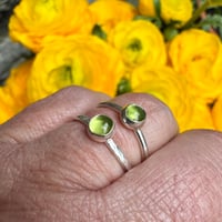 Peridot Silver Ring 