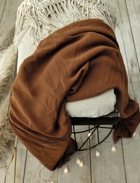 Image 3 of Newborn Headband – Cinnamon Brown Photo Prop