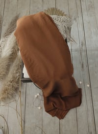 Image 4 of Newborn Headband – Cinnamon Brown Photo Prop