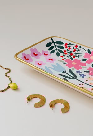 Image of BANDEJA DE CERÁMICA PINTADO A  MANO 69