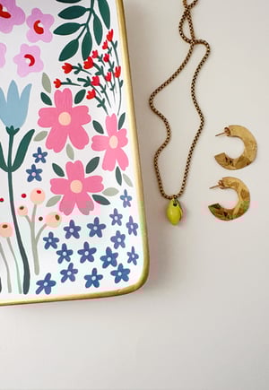 Image of BANDEJA DE CERÁMICA PINTADO A  MANO 69