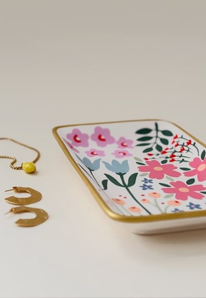 Image of BANDEJA DE CERÁMICA PINTADO A MANO 69