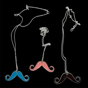 Image of mustache necklaces!