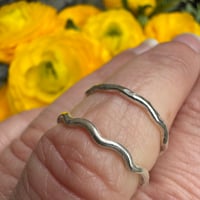 Sterling Silver Wavy Stacking Ring