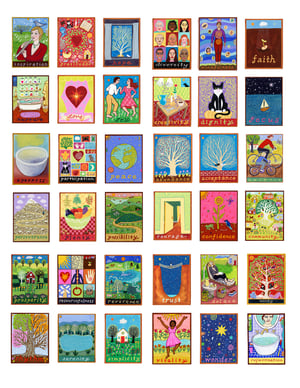 Image of Loyalty-- illumination series print on wooden plaque-- regular size