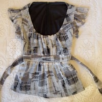 Image 1 of Grey babydoll top