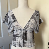 Image 3 of Grey kimono sleeves top