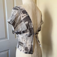 Image 5 of Grey kimono sleeves top