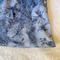 Image 3 of Blue butterfly sleeves top