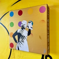 Image 3 of "Spot Remover" Unique Original Canvas 1/1 (Gold)