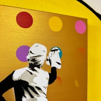 Image 4 of "Spot Remover" Unique Original Canvas 1/1 (Gold)