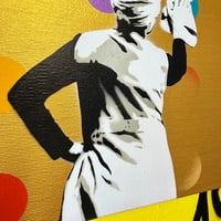 Image 7 of "Spot Remover" Unique Original Canvas 1/1 (Gold)
