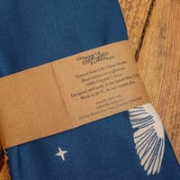 Image 4 of Moonlit Hare Tea Towel by Lily Faith