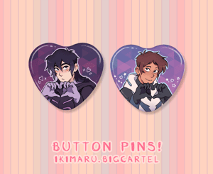 Image of Klance Button pins