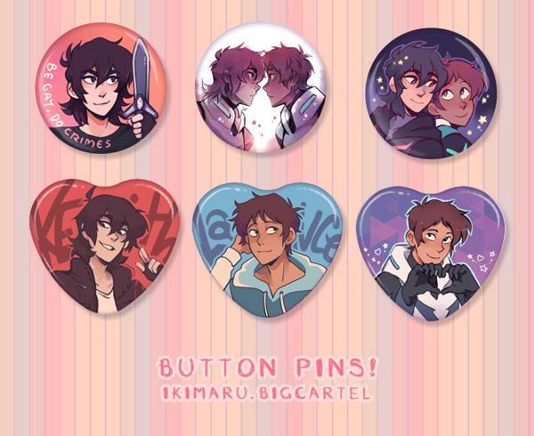 Image of Klance Button pins