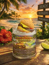 Jimmy Buffet inspired candle 