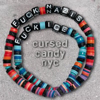 Fuck Ice Fuck Nazis Double Wrap Stretch Bracelet
