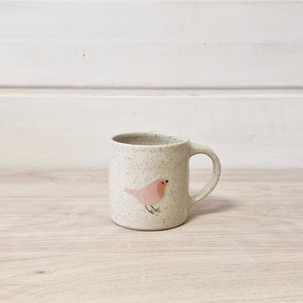 Image of Tasse à café Rouge-gorge rose