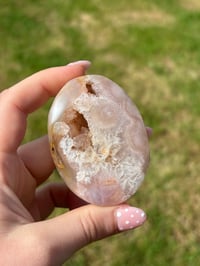 Image 1 of Pink Amethyst Palmstone