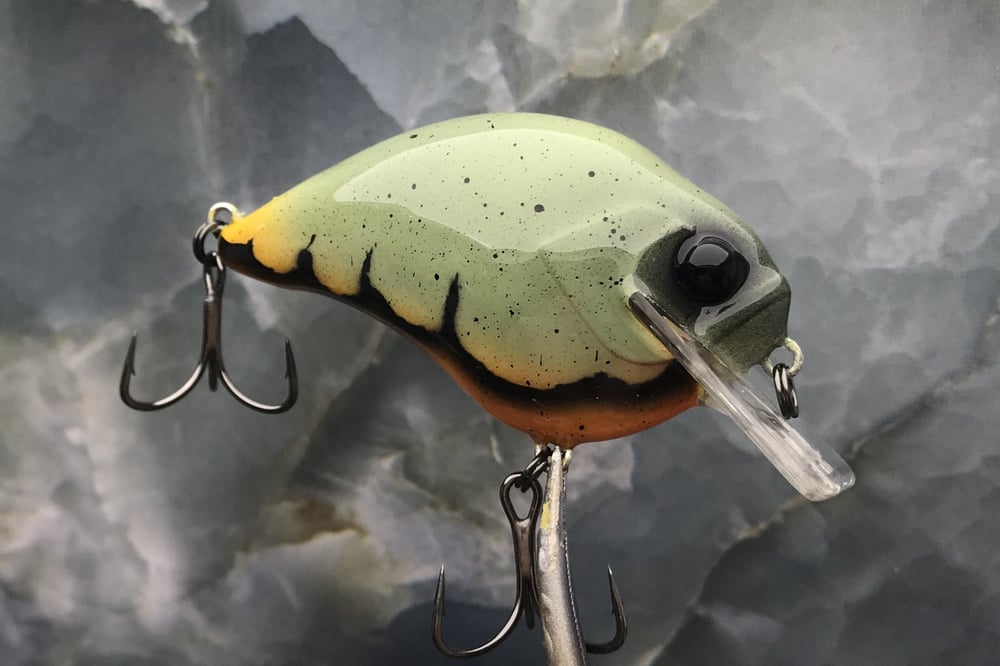 Custom Airbrushed S-CRANK 1.5 Squarebill Crankbait 2169 - Image 2