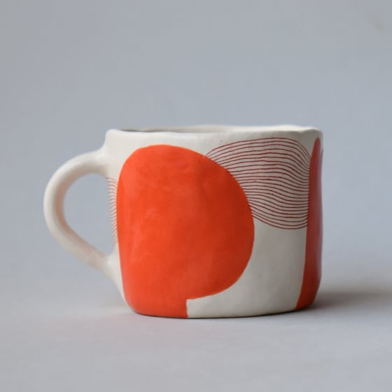Image of Orange Double Espresso Cup