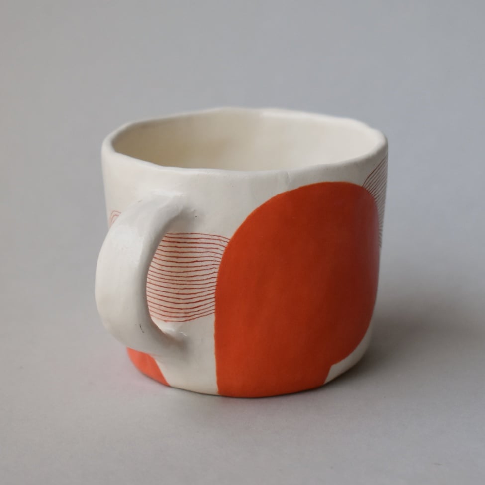 Image of Orange Double Espresso Cup