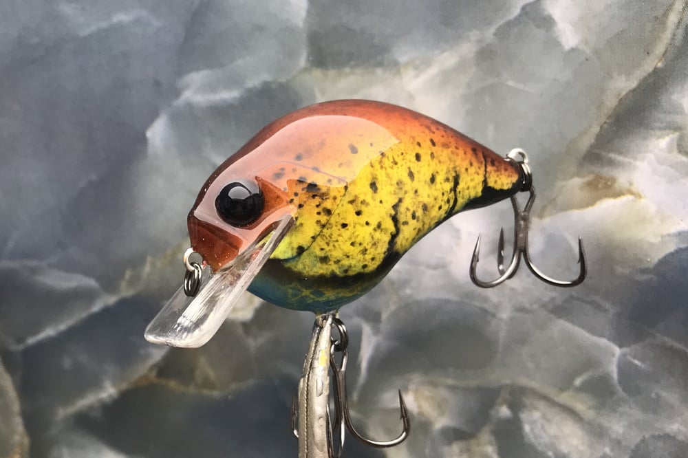Custom Airbrushed S-CRANK 1.5 Squarebill Crankbait 2358