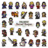 Image 1 of Final Fantasy Record Keeper: Final Fantasy VII Sticker/Magnet Sets (30 Pieces) 