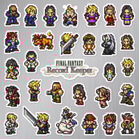 Image 2 of Final Fantasy Record Keeper: Final Fantasy VII Sticker/Magnet Sets (30 Pieces) 