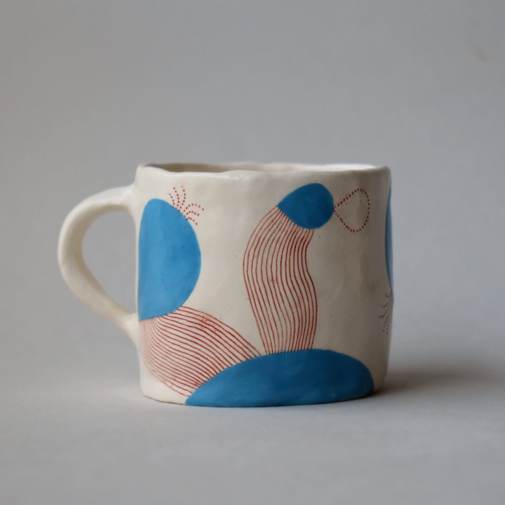 Image of Blue Double Espresso Cup