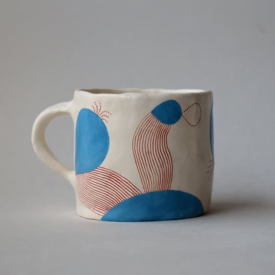 Image of Blue Double Espresso Cup