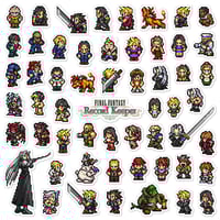 Image 1 of Final Fantasy Record Keeper: Final Fantasy VII Sticker/Magnet Sets (56 Pieces)