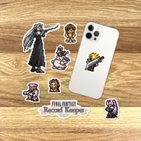 Image 3 of Final Fantasy Record Keeper: Final Fantasy VII Sticker/Magnet Sets (56 Pieces)