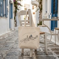 Image 4 of TOTE BAG Large - Άγιος Νικόλαος (Βαπόρια) Σύρος | Original Design
