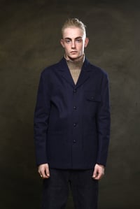 Image 3 of BRITISH WORKWEAR JACKET wax cotton - Navy