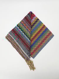 Image 4 of Grey Multicoloured Keffiyeh (Made in Jordan) 