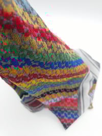 Image 3 of Grey Multicoloured Keffiyeh (Made in Jordan) 