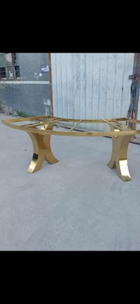 Gold Serpentine table