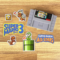 Image 3 of Super Mario Bros. 3 Super Mario All-Stars Sticker/Magnet Sets (55 Pieces)
