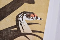 Image 4 of Eared Grebe - Limited Edition Lino Print