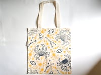 Image 4 of Zodiac Tote Bag - Cancer - Organic Cotton Canvas