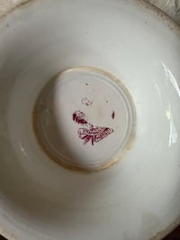 Image 6 of Soupière - Coupe à fruits en terre de fer Saint Amandinoise - Art de la table vintage