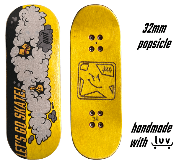 Fingerboard 32mm Popsicle Smoke