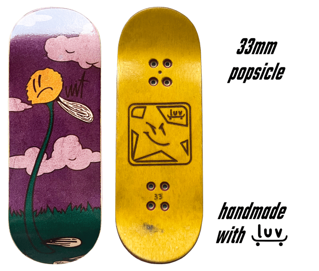 Fingerboard 33mm Popsicle Flower