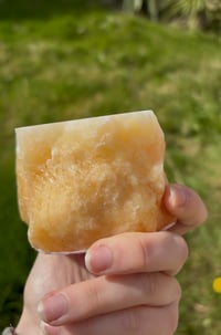 Image 7 of Orange Calcite Tealight Holder