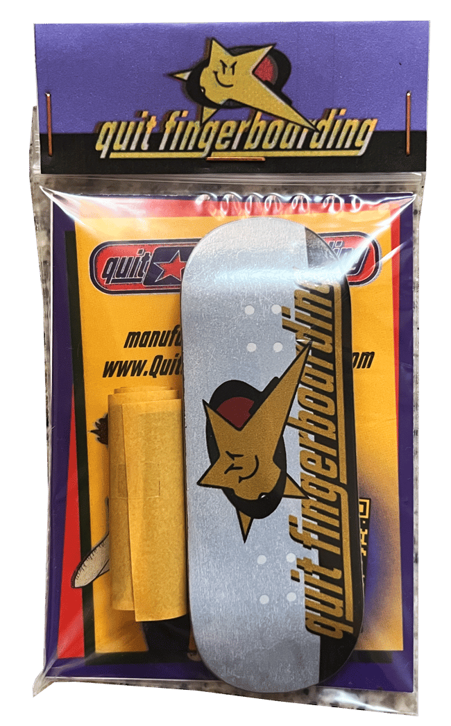 Fingerboard 34mm Popsicle Logo White