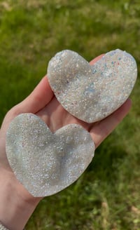 Image 1 of Aura Quartz Large Hearts