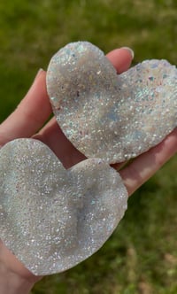 Image 2 of Aura Quartz Large Hearts